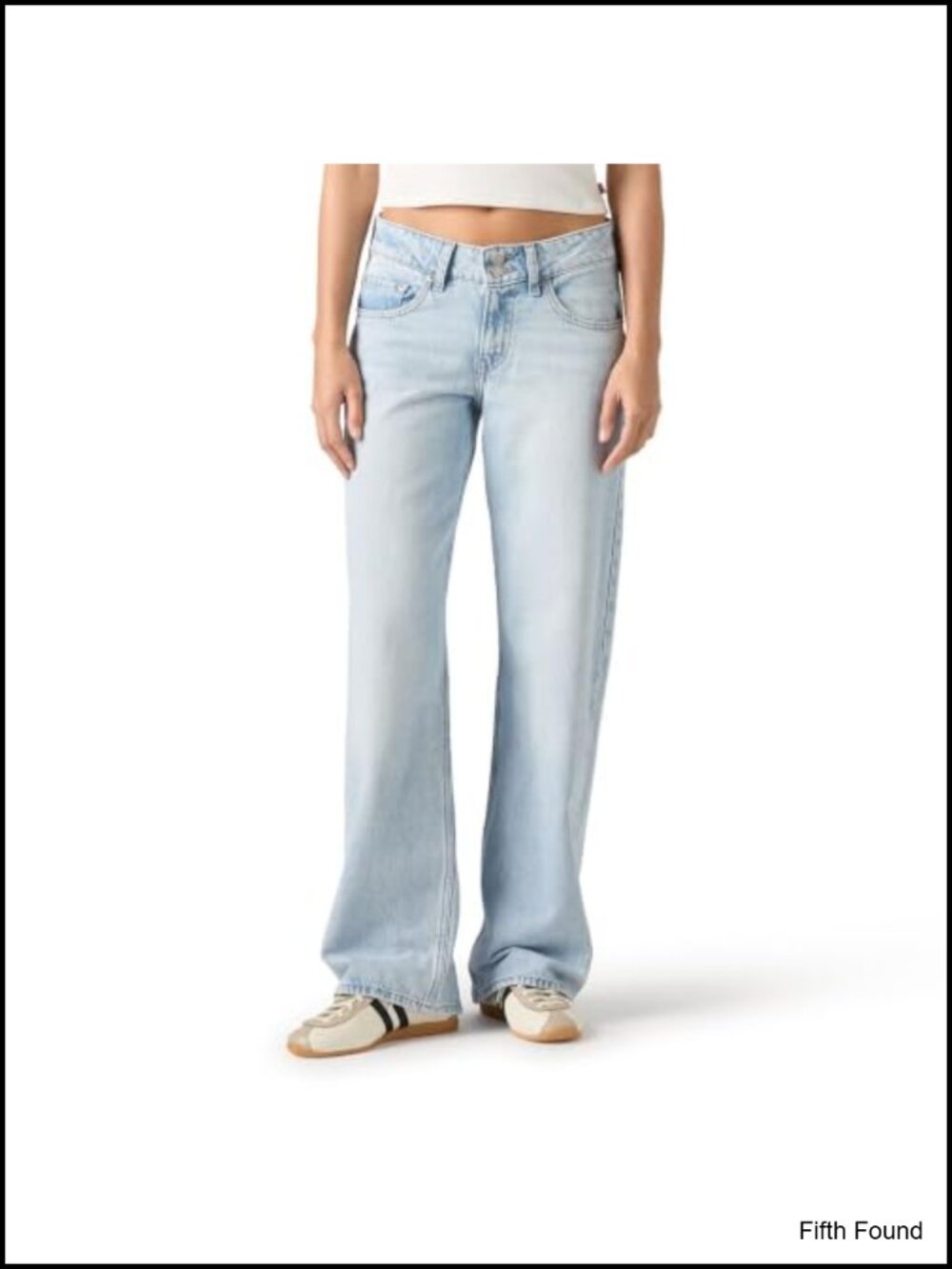 Women's Superlow Low Rise Straight Leg Slim Fit Jeans